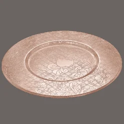 Assiettes*Christofle Asiette de Présentation - Dorure Totale