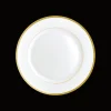 Assiettes|Accessoires Thé Et Café*Christofle Assiette à dessert en porcelaine finition or