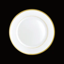Assiettes|Accessoires Thé Et Café*Christofle Assiette à dessert en porcelaine finition or