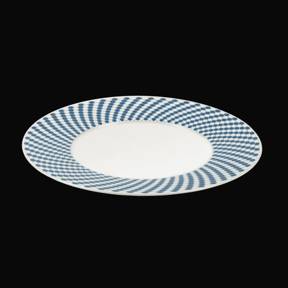 Assiettes*Christofle Assiette à dessert en porcelaine - Vert
