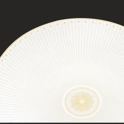 Assiettes*Christofle Assiette à dessert/gâteaux en porcelaine finition Or