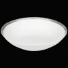 Assiettes*Christofle Assiette creuse à calotte en porcelaine finition platine
