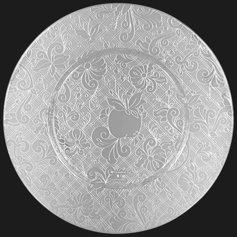 Assiettes*Christofle Assiette de présentation en métal argenté