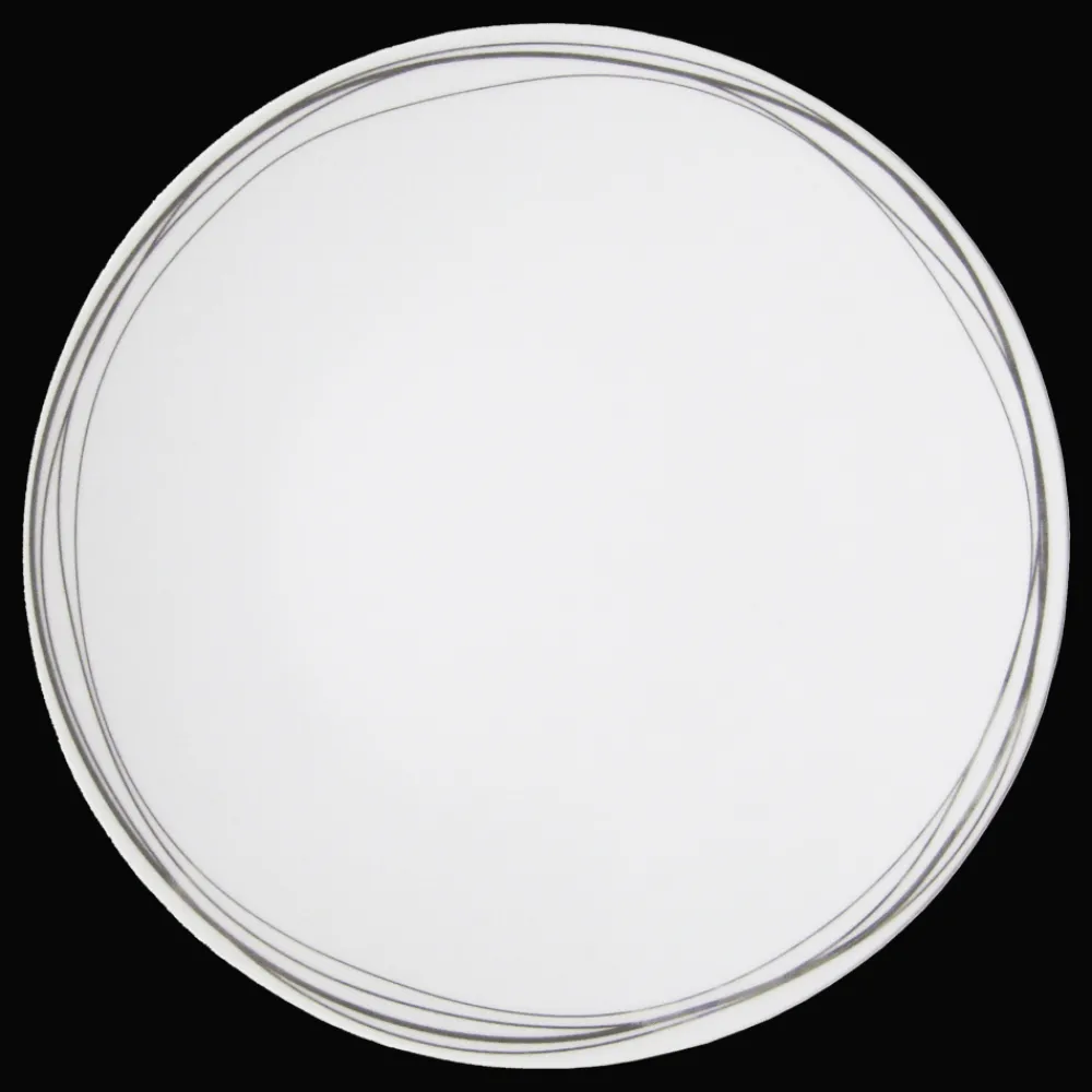 Assiettes*Christofle Assiette plate américaine Vertigo Porcelaine