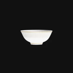 Services Asiatiques|Tasses Et Bols*Christofle Bol à riz en porcelaine finition Or