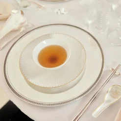 Services Asiatiques|Tasses Et Bols*Christofle Bol à riz en porcelaine finition Or