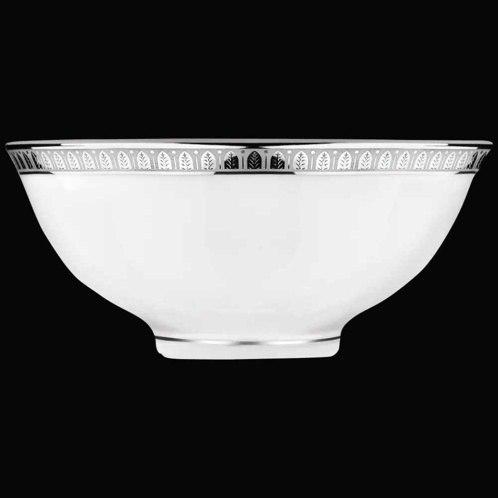 Services Asiatiques|Tasses Et Bols*Christofle Bol à soupe en porcelaine finition platine