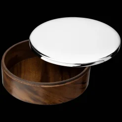 Boîtes*Christofle Boîte moyen modèle en bois et métal argenté