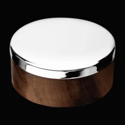Boîtes*Christofle Boîte moyen modèle en bois et métal argenté