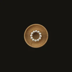 Les Petites Attentions|Bougeoirs Et Photophores*Christofle Bougeoir en chêne et métal argenté