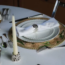 Petite Décoration|Bougeoirs Et Photophores*Christofle Bougeoir en Métal Argenté