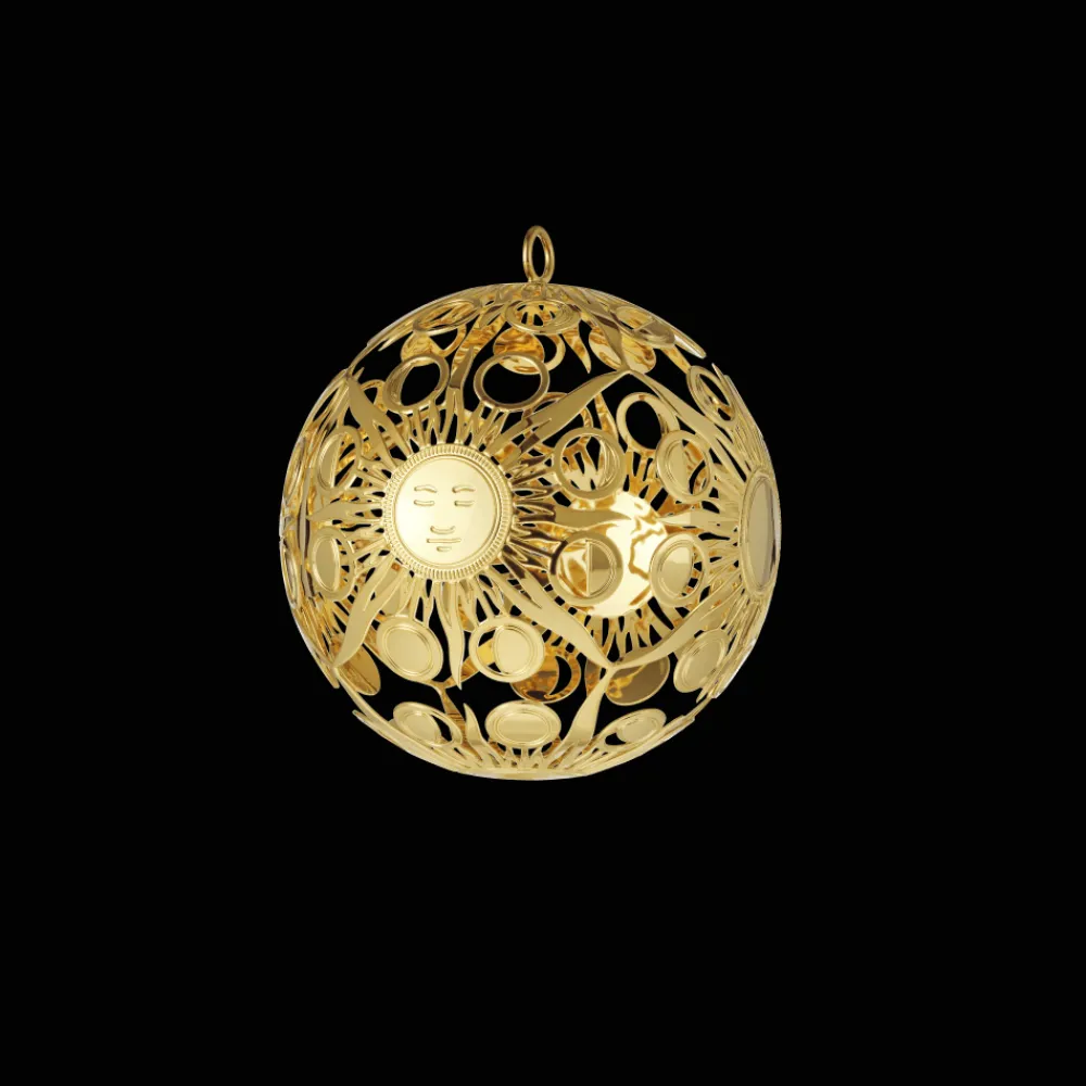 Décorations De Noël|Petite Décoration*Christofle Boule de Noël millésimée Dorée en métal argenté - Edition 2023