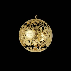 Décorations De Noël|Petite Décoration*Christofle Boule de Noël millésimée Dorée en métal argenté - Edition 2023
