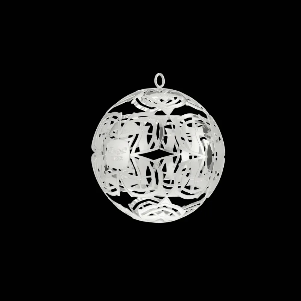 Décorations De Noël*Christofle Boule de Noël millésimée en métal argenté - Edition 2022