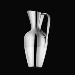 Vases*Christofle Broc à eau base argentée et acier
