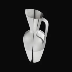 Vases*Christofle Broc à eau base argentée et acier