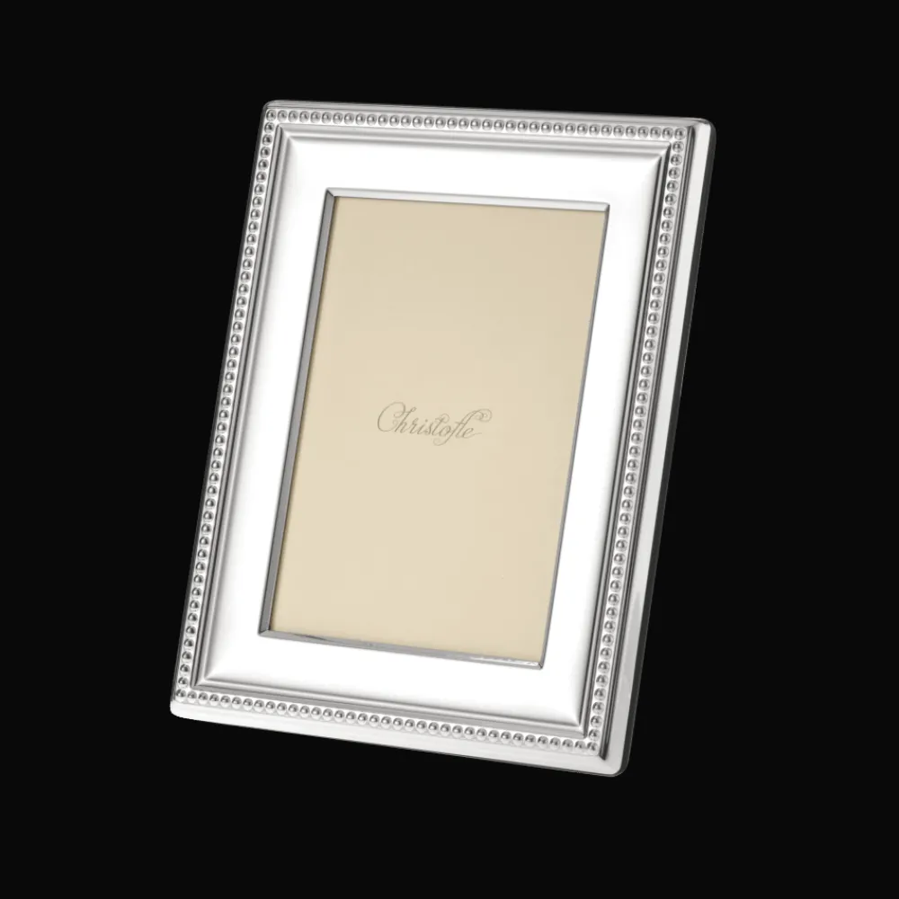 Cadeaux Personnalisables|Cadeaux Personnalisés*Christofle Cadre à photo argenté - pour photo de 9 x 13 cm