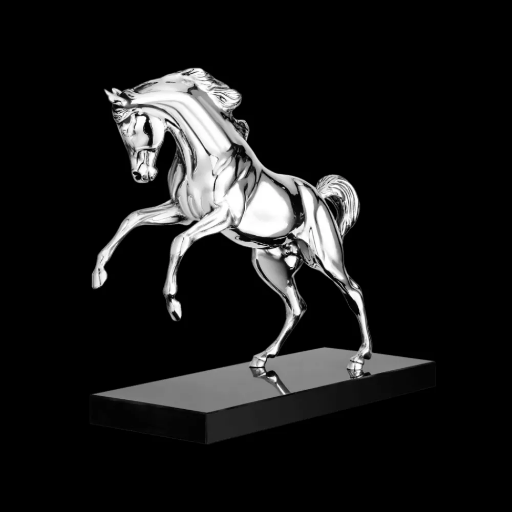 Haute Orfèvrerie*Christofle Cheval Arabe en Argent Massif - Haute Orfèvrerie