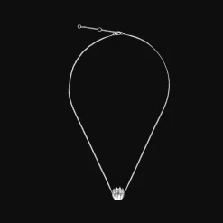 Colliers Et Pendentifs Femme*Christofle Collier Pendentif en Argent Massif Rhodié