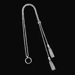 Colliers Et Pendentifs Femme*Christofle Collier Sautoir à Lunettes en argent massif