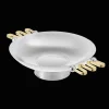 Plats*Christofle Coupe Ronde en métal argenté à Oreilles Dorées