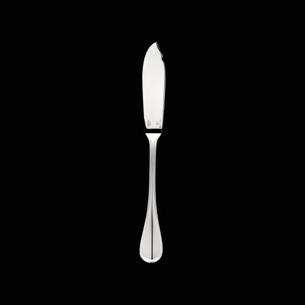 Couteaux Et Portes-Couteaux*Christofle Couteau à poisson en argent massif