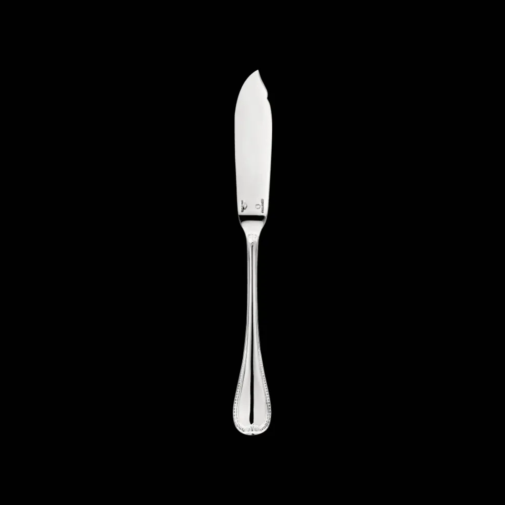 Couteaux Et Portes-Couteaux*Christofle Couteau à poisson en argent massif