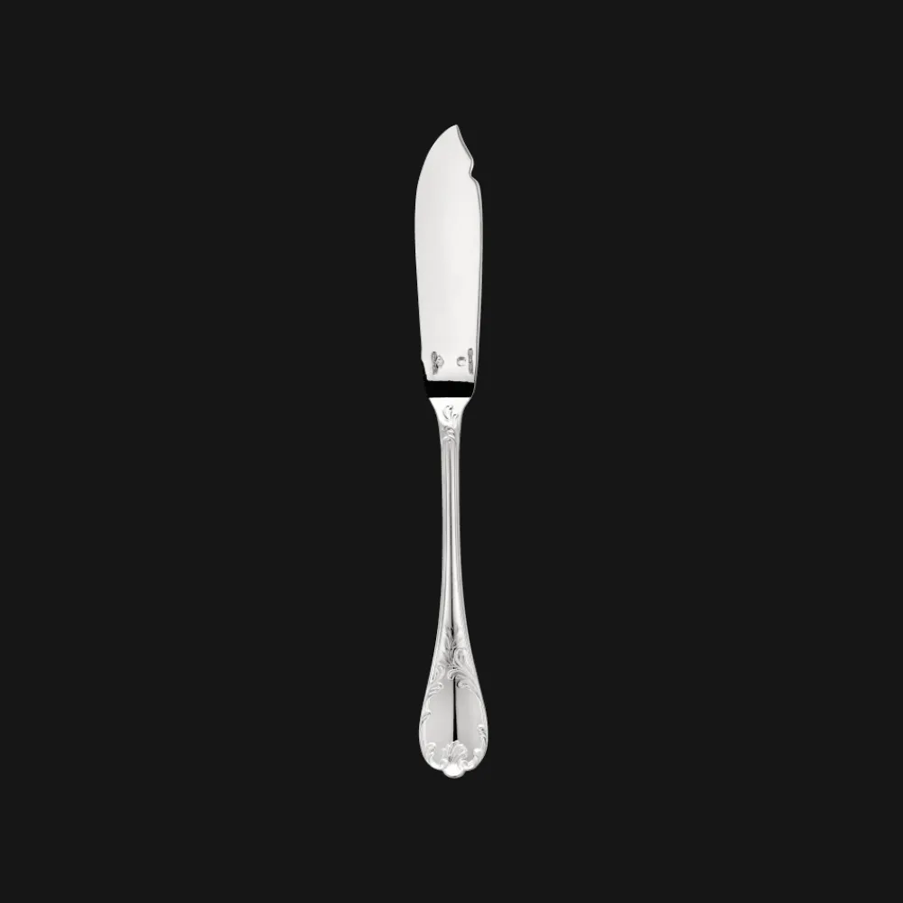 Couteaux Et Portes-Couteaux*Christofle Couteau à poisson en argent massif