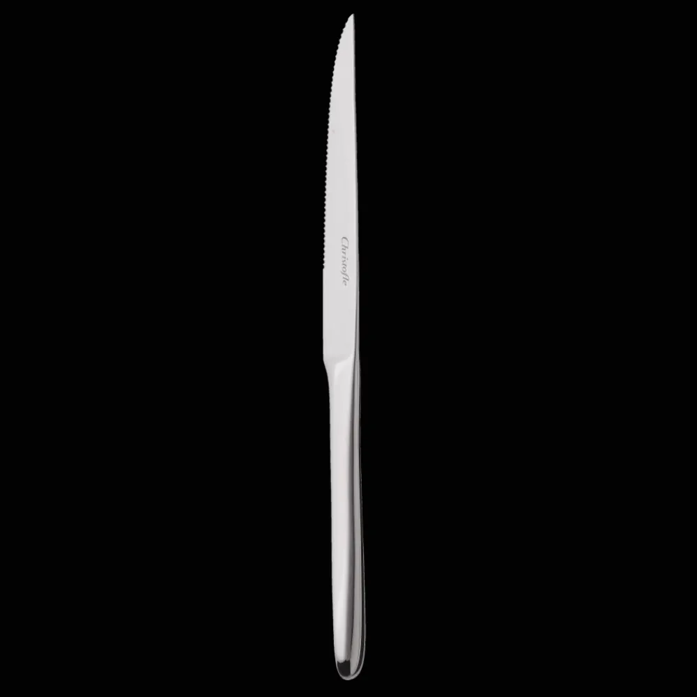Couteaux Et Portes-Couteaux*Christofle Couteau à steak cranté en acier