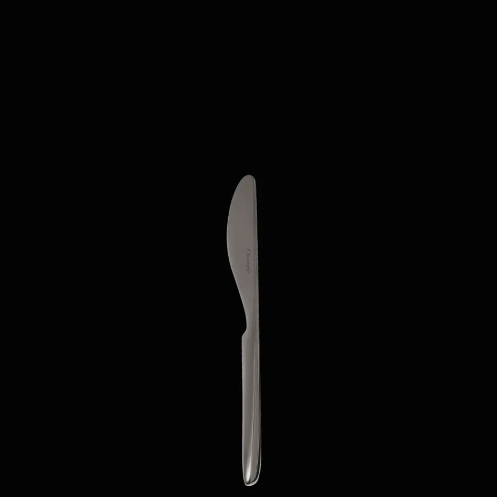 Couteaux Et Portes-Couteaux*Christofle Couteau à tartiner en acier - coloris noir