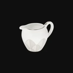 Cadeaux Thé Et Café*Christofle Crémier 25cl en porcelaine finition Platine