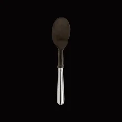 Cuillères*Christofle Cuillère à caviar en corne et métal argenté 20cm