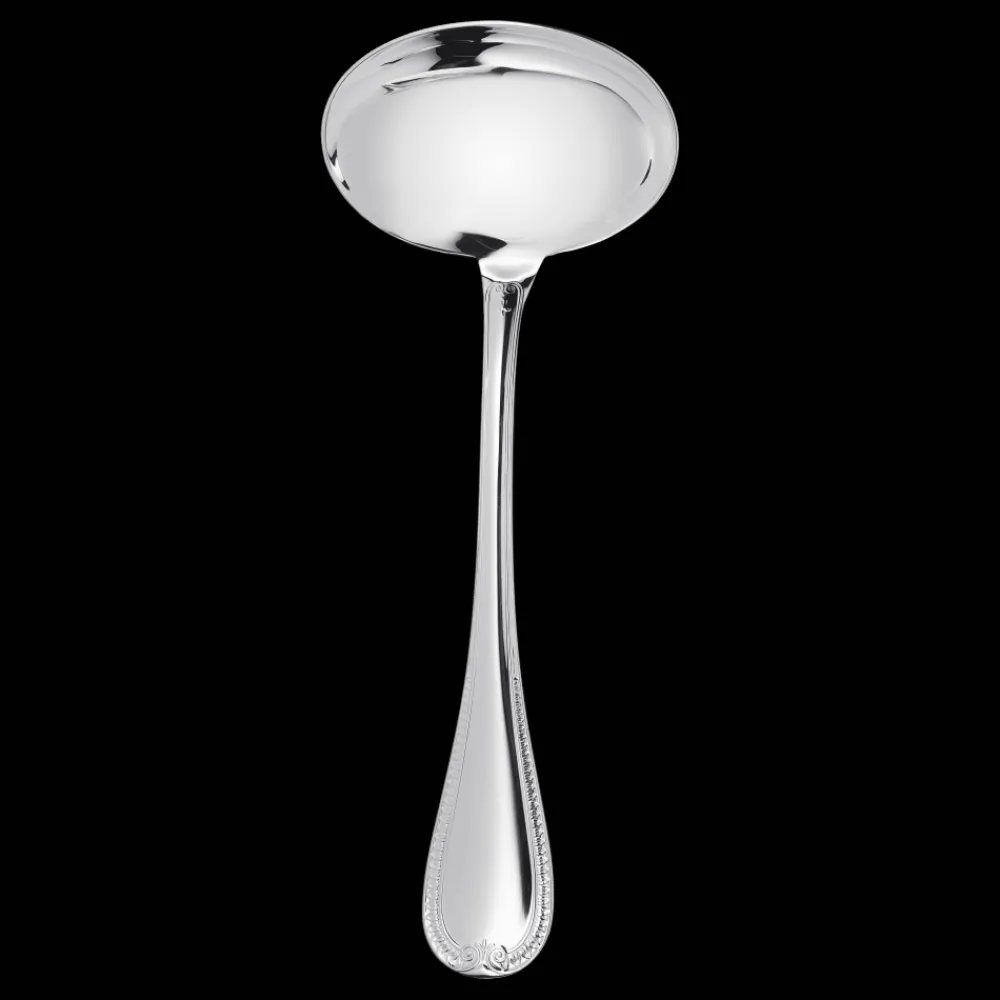 Couverts De Service|Cuillères*Christofle Cuillère à sauce en métal argenté