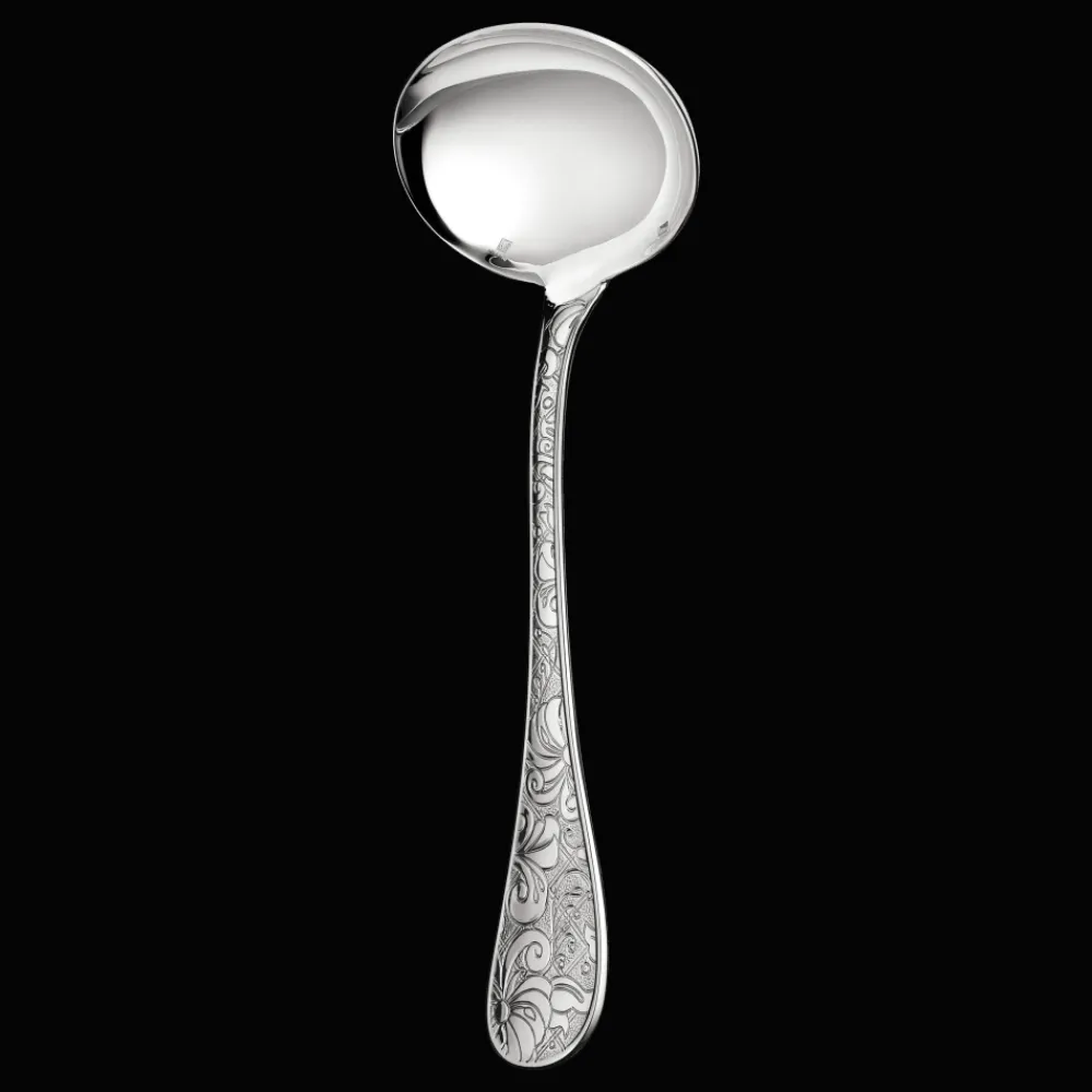 Couverts De Service|Cuillères*Christofle Cuillère à sauce en métal argenté