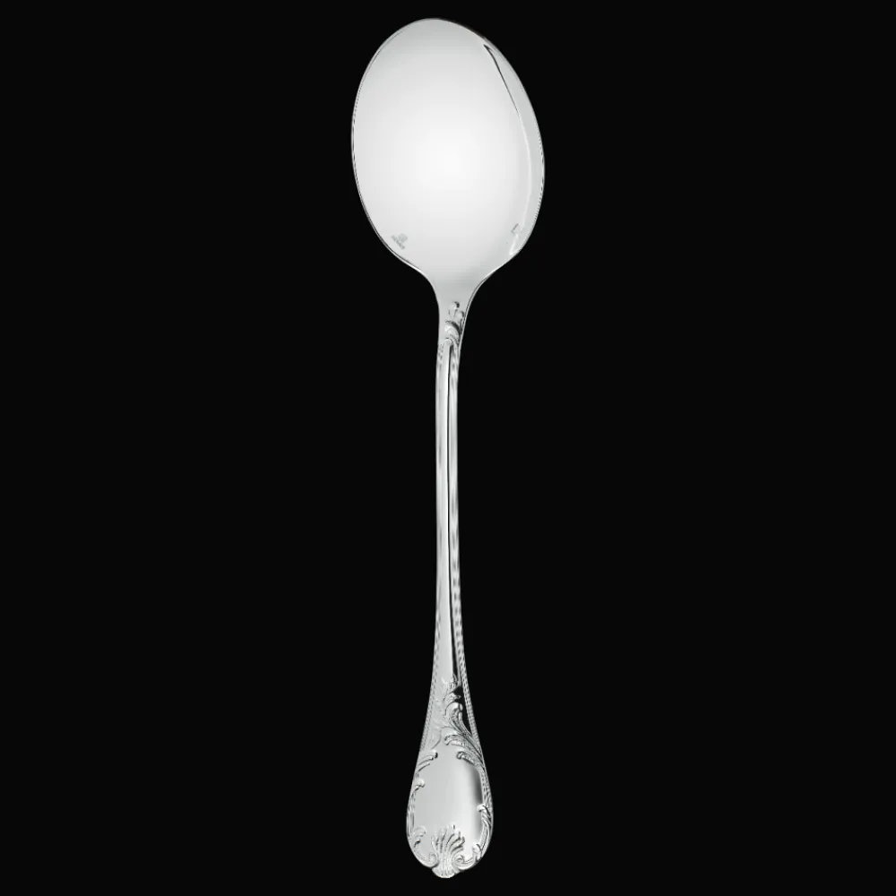 Couverts De Service|Cuillères*Christofle Cuillère à servir la salade en métal argenté