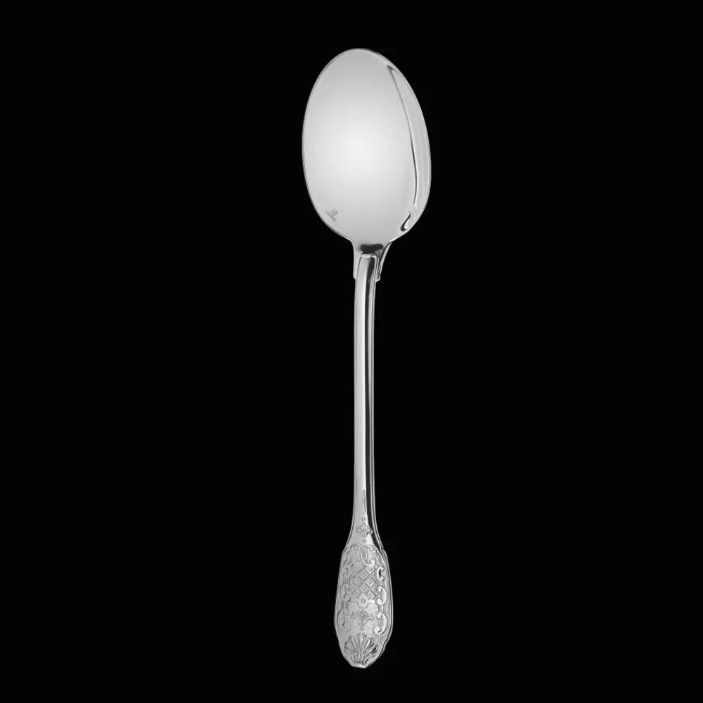 Couverts De Service|Cuillères*Christofle Cuillère à servir Royal Cisele Métal Argenté
