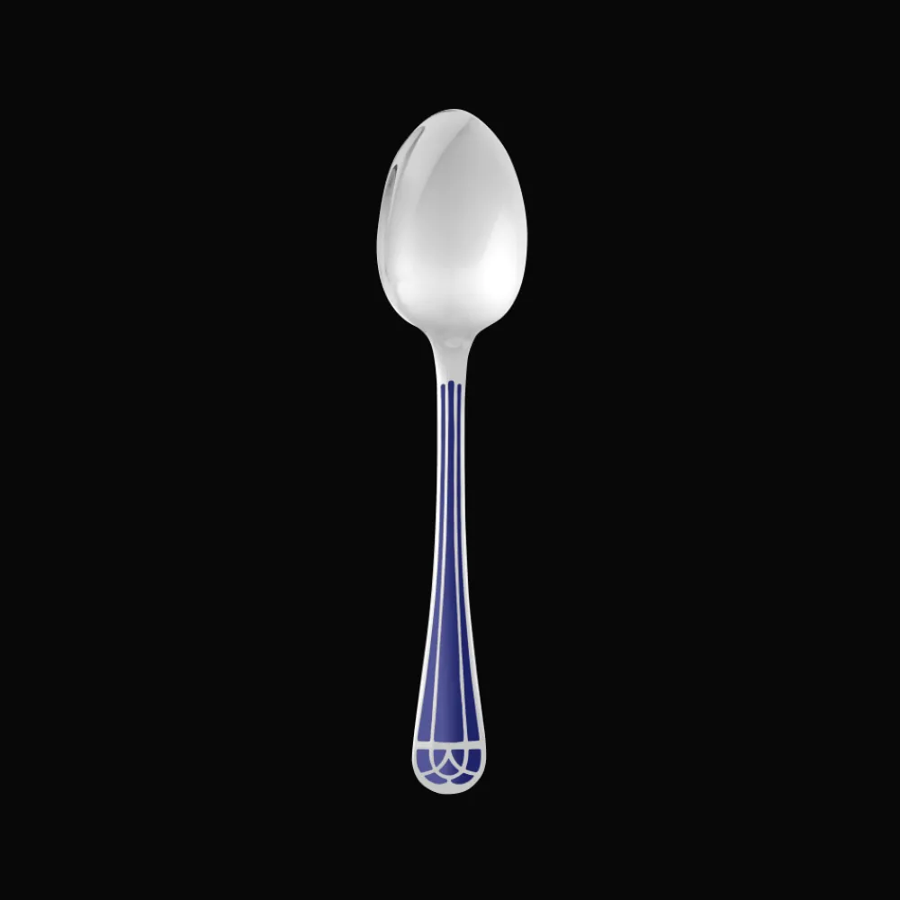 Cuillères*Christofle Cuillère à soupe en métal argenté - Bleu Marbré