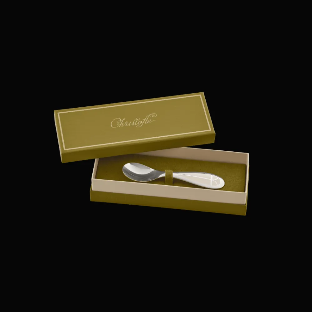 Cadeaux Personnalisables|Cadeaux Enfants*Christofle Cuillère naissance en métal argenté - Ivory