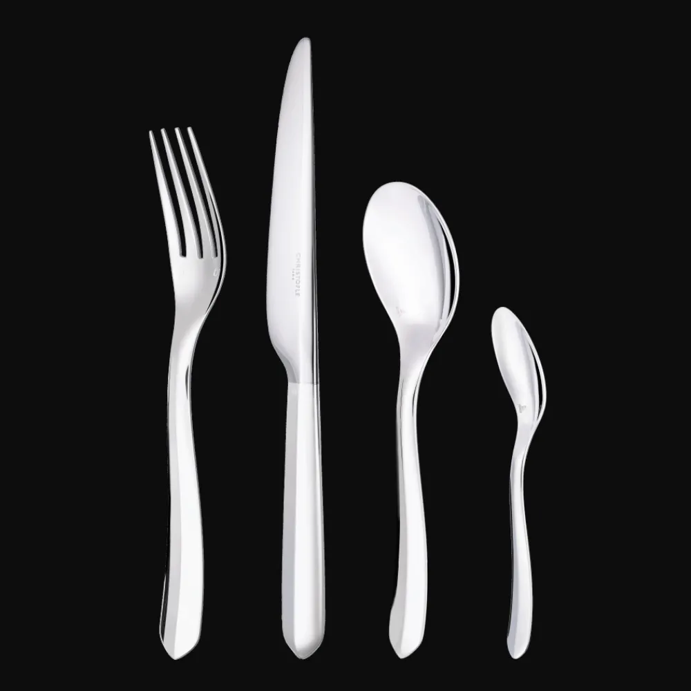 Services De Table Et Ménagères*Christofle Ensemble 12 personnes (48 pièces) en métal argenté avec Boîte de rangement