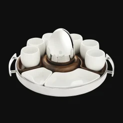 Cadeaux Thé Et Café|Accessoires Thé Et Café*Christofle Ensemble 2 tasses espresso/verrines en porcelaine