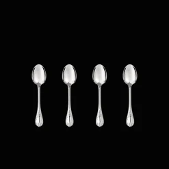 Les Petites Attentions|Services De Table Et Ménagères*Christofle Ensemble de 4 cuillères à espresso en métal argenté