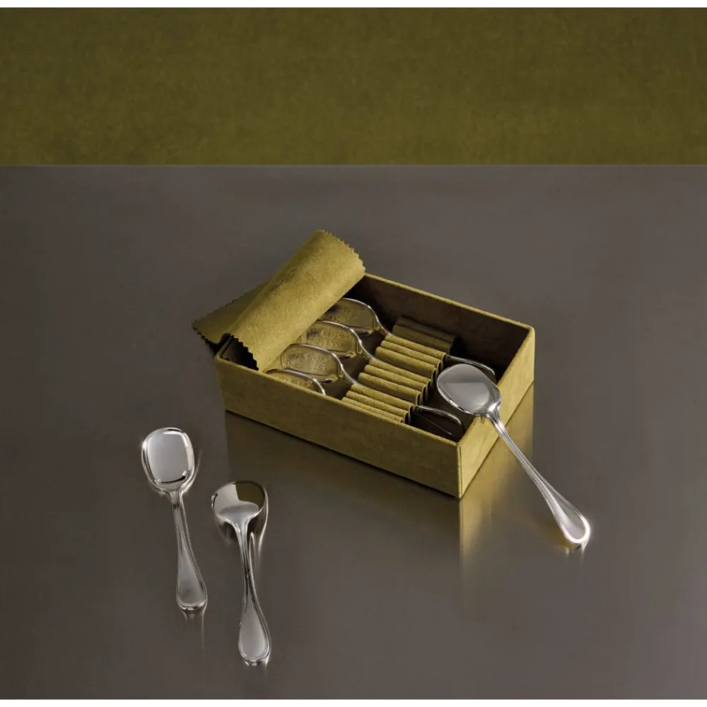Coffrets Cadeau Couvert|Cuillères*Christofle Ensemble de 4 cuillères à glace en métal argenté
