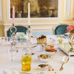 Couteaux Et Portes-Couteaux|Accessoires De Table*Christofle Ensemble de 4 porte-couteaux / baguettes en métal argenté