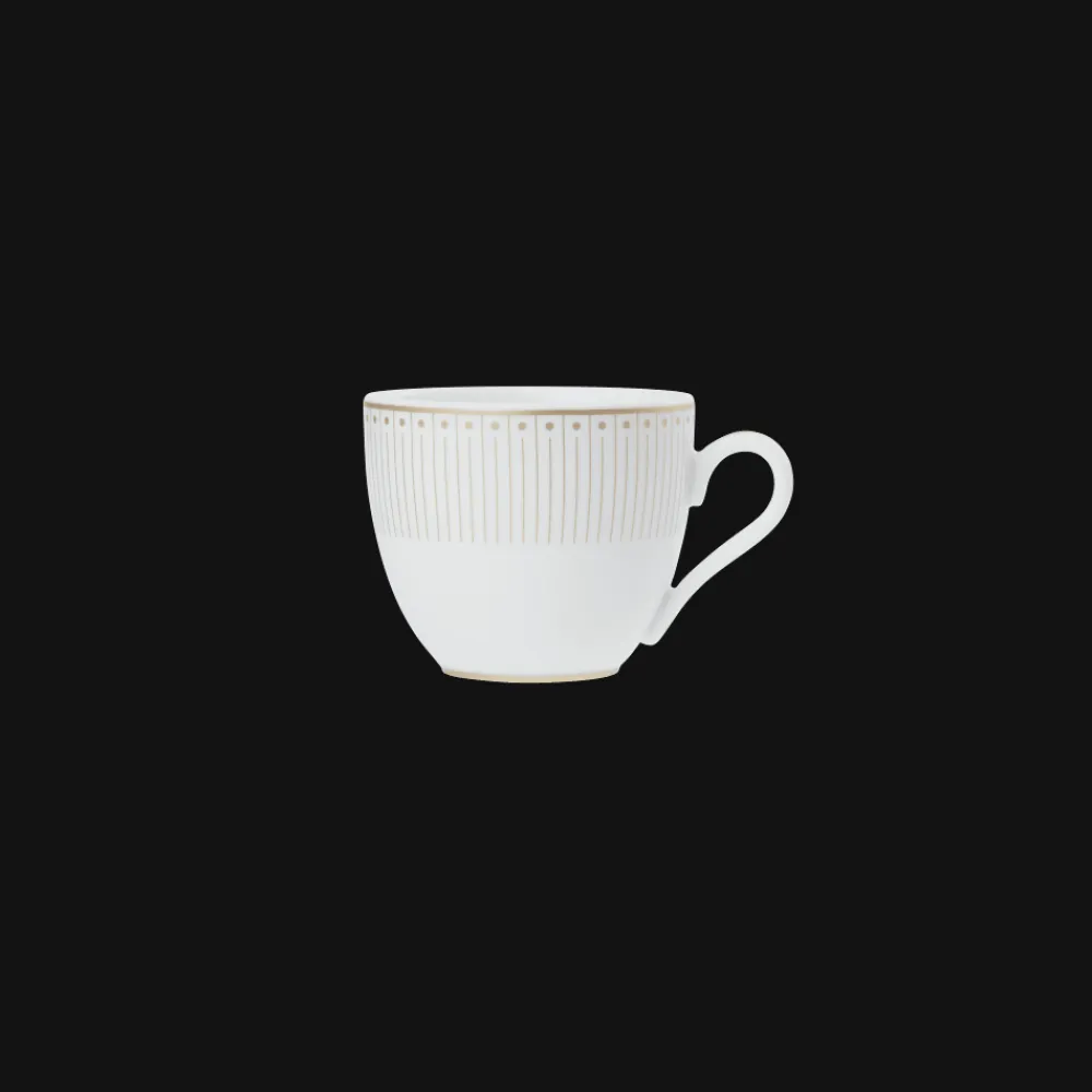 Cadeaux Thé Et Café|Accessoires Thé Et Café*Christofle Ensemble de 2 tasses à café et soucoupes en porcelaine finition Or