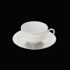 Cadeaux Thé Et Café|Accessoires Thé Et Café*Christofle Ensemble de 2 tasses à thé et soucoupes finition Or
