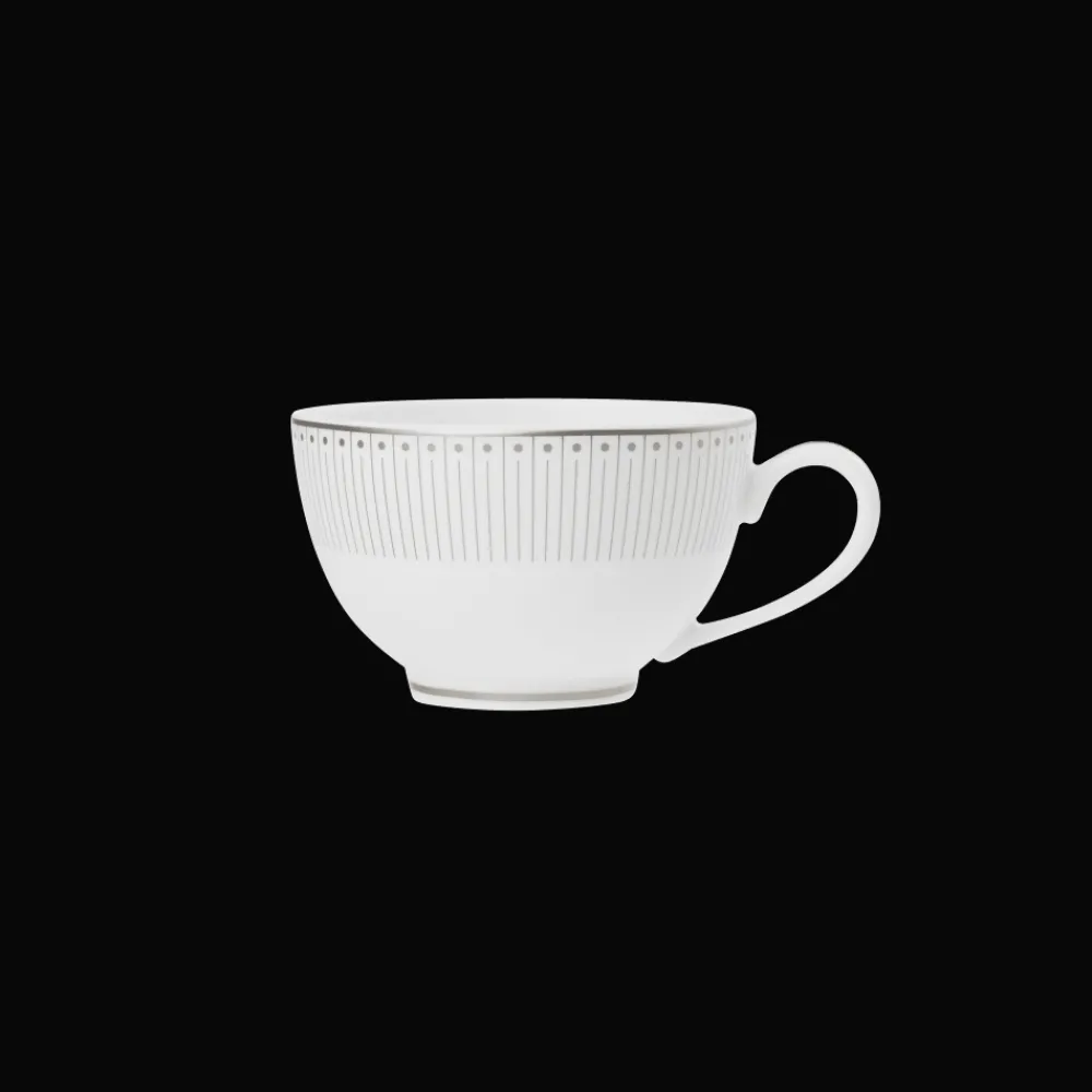 Cadeaux Thé Et Café|Accessoires Thé Et Café*Christofle Ensemble de 2 tasses à thé et soucoupes finition Platine