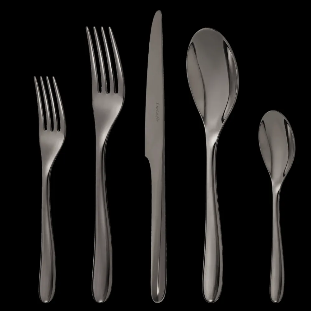 La Trousse Et Ensembles Individuels|Services De Table Et Ménagères*Christofle Ensemble individuel (5 pièces) en acier - coloris noir