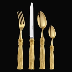 Services De Table Et Ménagères*Christofle Ensemble individuel (4 pièces) en Métal argenté doré