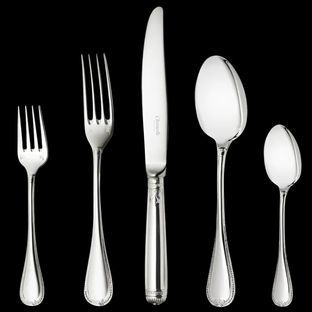 La Trousse Et Ensembles Individuels|Services De Table Et Ménagères*Christofle Ensemble individuel (5 pièces) en métal argenté