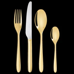 Écrins De Couverts*Christofle Ensemble pour 6 personnes (24 pièces) avec écrin en Or 24 carats
